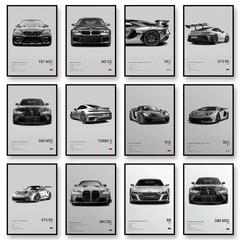 レーシング bmw スーパーカーキャンバス絵画装飾絵画ポスター絵画コア aliexpress temu amazon 卸売販売