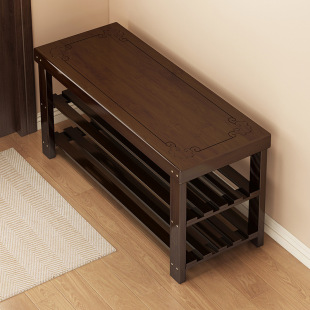 You can take the shoe stool at the door of the house, you can sit on the shoe cabinet and take the house, enter the shoe stool, enter the door shoe rack non -solid wood gown stool