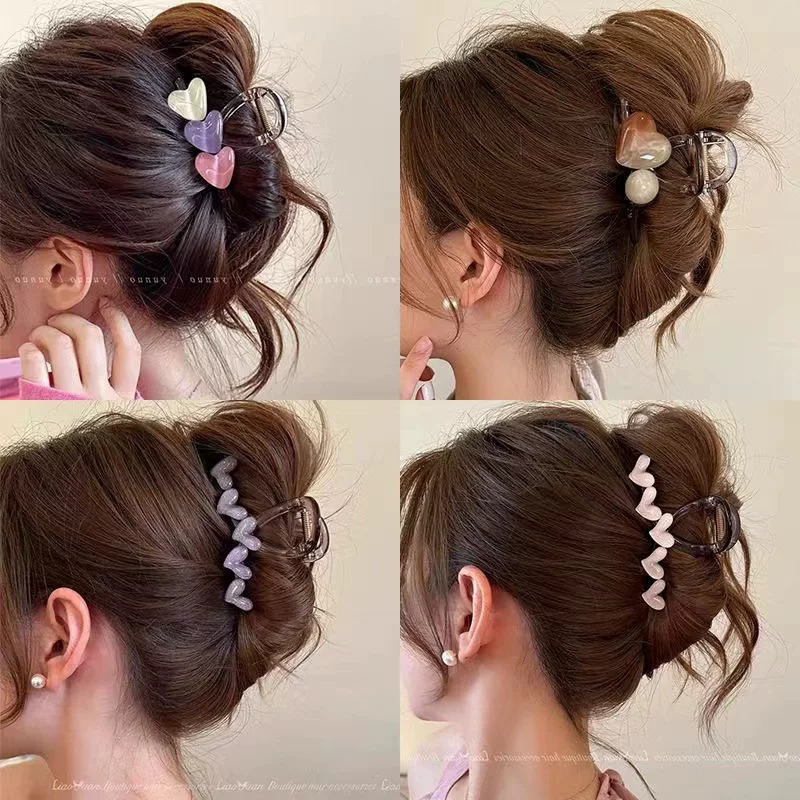 Acrylic hairgrip, crab pin, shark, hair accessory, new collection