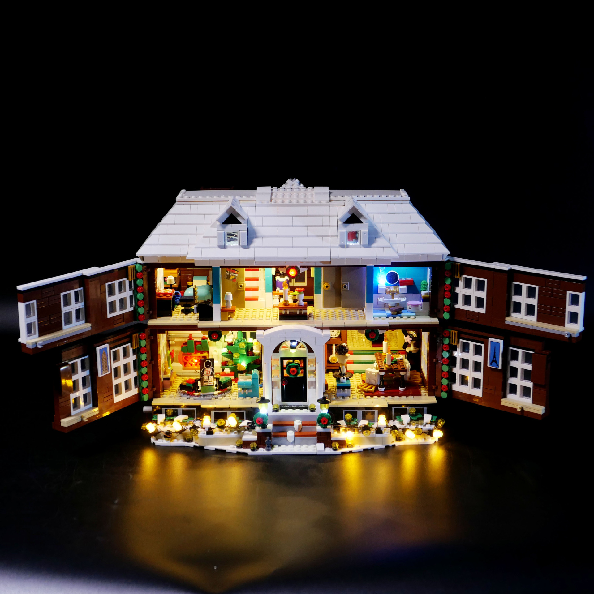 Bloques de construcción de bricolaje iluminación compatible con Lego 21330 Pequeño maestro IDEAS bloques de construcción versión de control remoto iluminación LED
