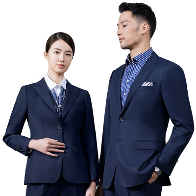 新款羊毛职业装女套装修身气质通勤西服公务员银行西装工作服外套