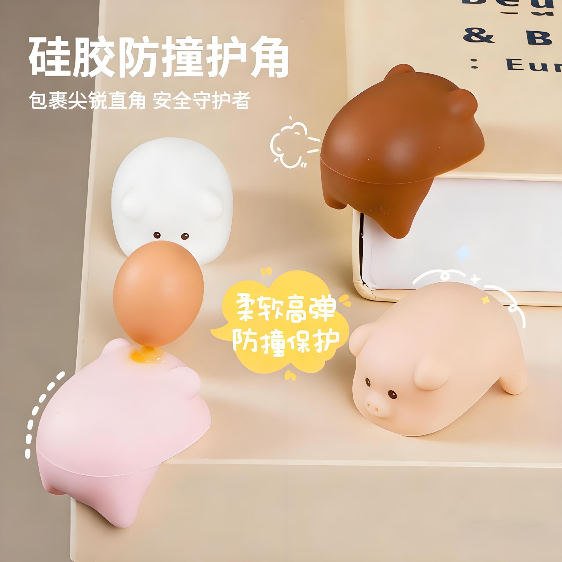 【Child Safety Corner Protectors】Silicone Anti-Collision Corners Baby Anti-Bump Table Corner Coffee Table Right Angle Baby Protection Cover