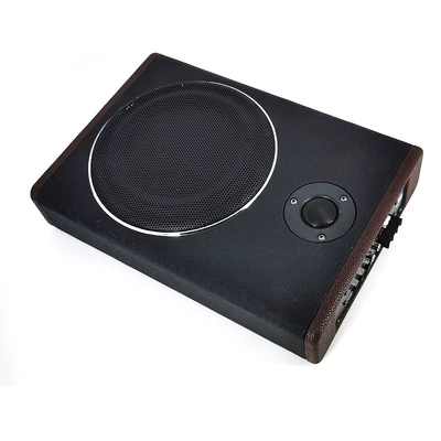Factory Direct Sales 12V High-Power Active Car Audio Modified Speaker 8inch Square Ultra-Thin Subwoofer Seat