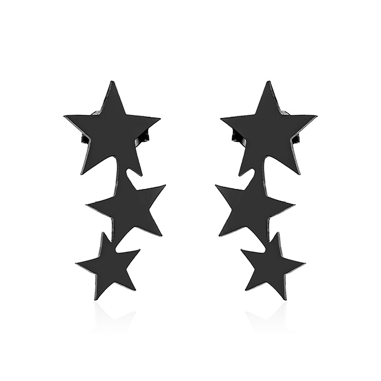 Brand fashionable trend universal earrings stainless steel for men…