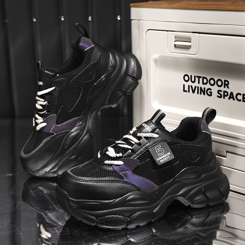 【店铺热销】女士夏季透气劳保鞋防砸防刺穿超软加厚底超轻便时尚