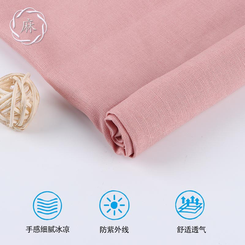 Tejido de lino de bambú, vestido de lino de bambú, 3024 pantalones de lino chinos, ropa de moda, tela