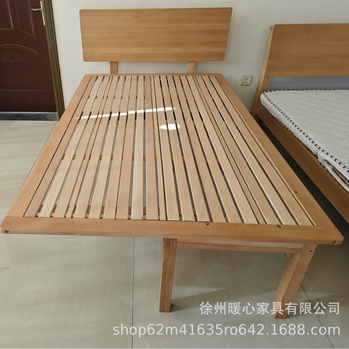 Factory Price Bay Window Bed, All Solid Beech Wood Bay Window Sill Bed, Widened and Enlarged to Save Space, Double Bed, Wholesale
