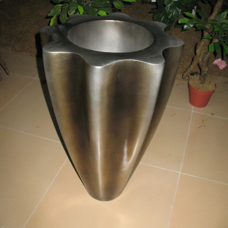 FPVC floral maceta de flores al aire libre de hoteles ventas interior vasijas de flores material resistente a la corrosión hecha a mano