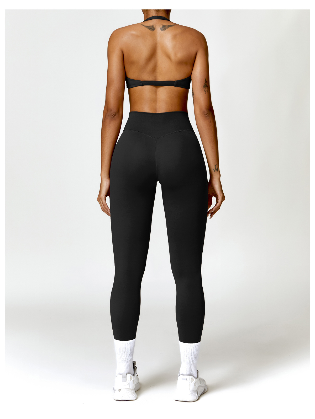 91g Weight Sleeveless Sleeve Length Nylon, Spandex Fabric Type Short Top Length Vest Tops Type Fitness, Running Occasion Halter Neck Neckline Solid Color Pattern Sports Style Sports Solid Color Nylon Spandex Halter Neck Active Tops Vest 29