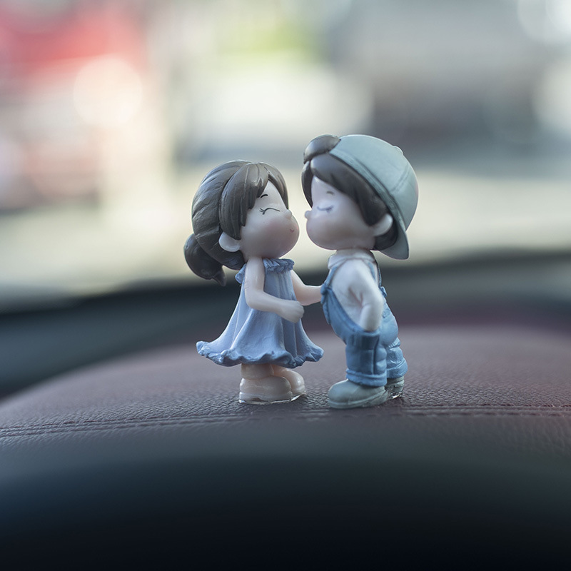 Celebridad en línea linda pareja coche interior accesorios consola central espejo retrovisor coche pareja decoración coche interior decoración suministros