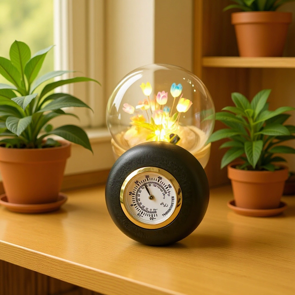 Маленький подарок: термометр-солнечомер для студентов на Рождество и Новый год, обучающее пособие, механический термометр для использования в помещении и на улице, два в одном.