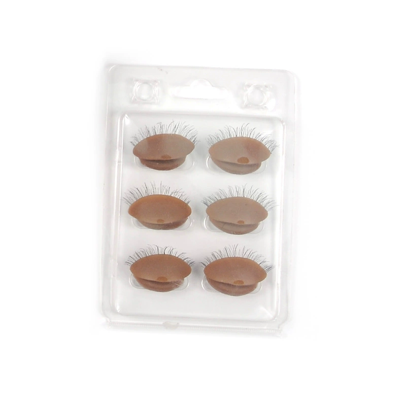 Eyelash Practice Mannequin Head, Removable Replaceable Eyelids, Realistic Reusable