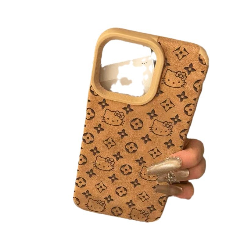 Nueva piel de cordero para iPhone 16 funda para teléfono móvil Apple 15promax/14 anti-caída 13pro12 lindo 11