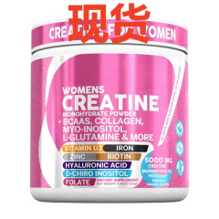 美区现货 TK爆款 Creatine Monohydrate 女性肌酸复合粉 工厂直发
