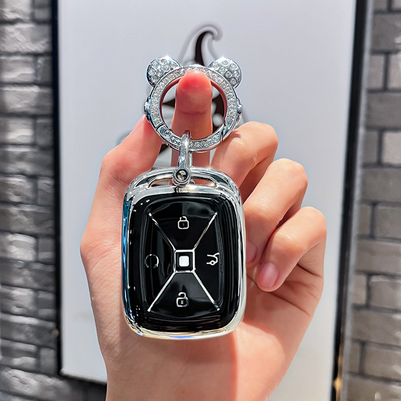 Suitable for 26 models of Arcfox T1 key cases, BAIC ARCFOX Arcfox T1 new energy vehicle remote control protective shell with buckle