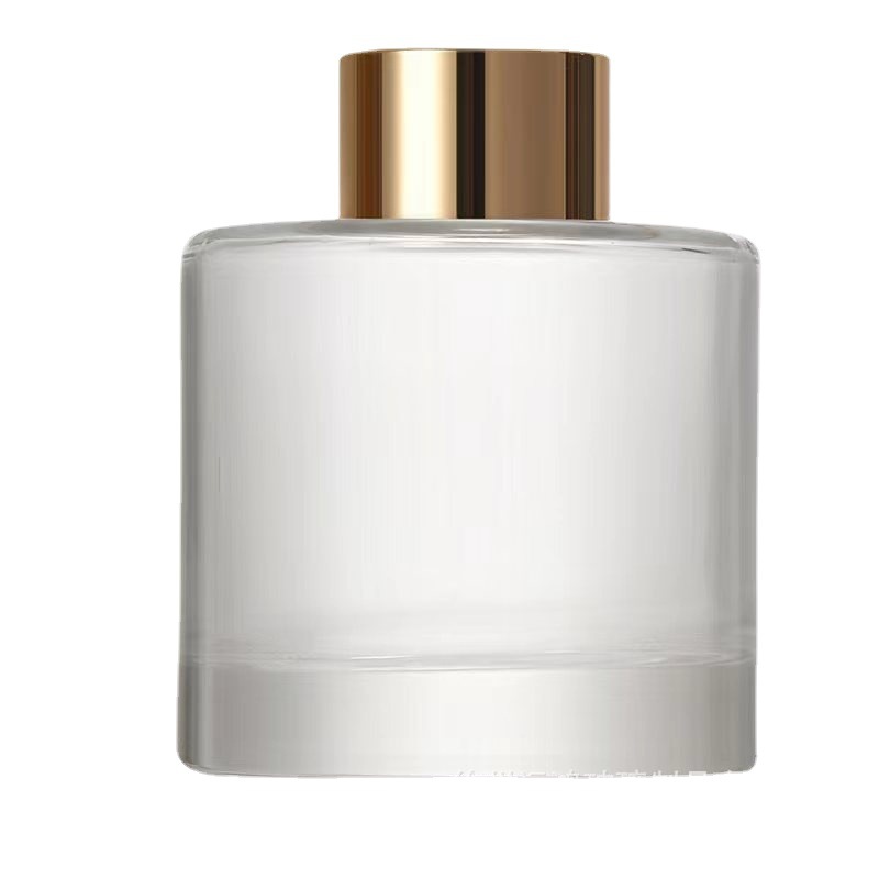 En stock botella de aromaterapia botella vacía taza de cera color botella cilíndrica color de ratán fragancia esmerilada botella vacía botella de perfume sin fuego