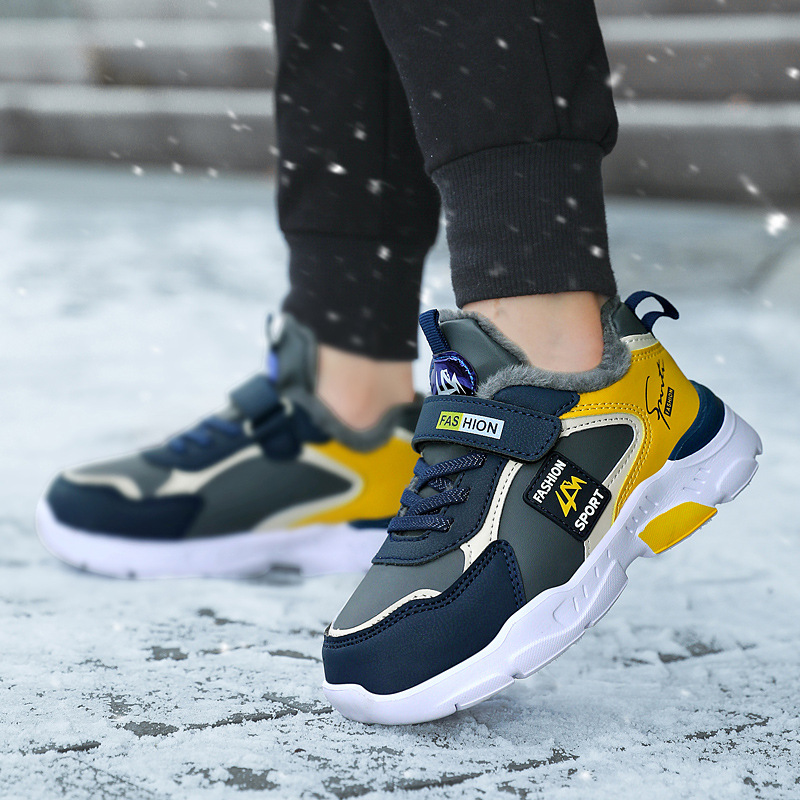 1910 comercio exterior invierno calzado de algodón para niños calzado de algodón