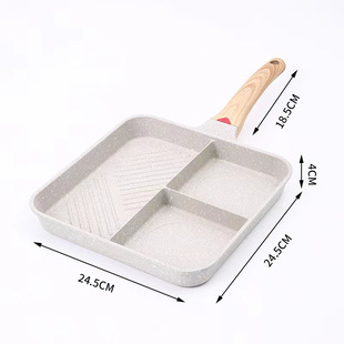 Pan square maifan Stone non-stick pan three-in-one Multi-functional frying pan non-stick breakfast frying pan foreign trade pot