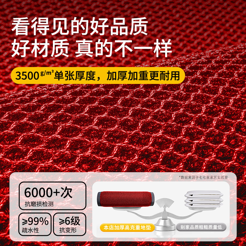 入户门地垫2025新款红色进门脚垫家用门口地毯pvc免洗门垫防滑垫|undefined