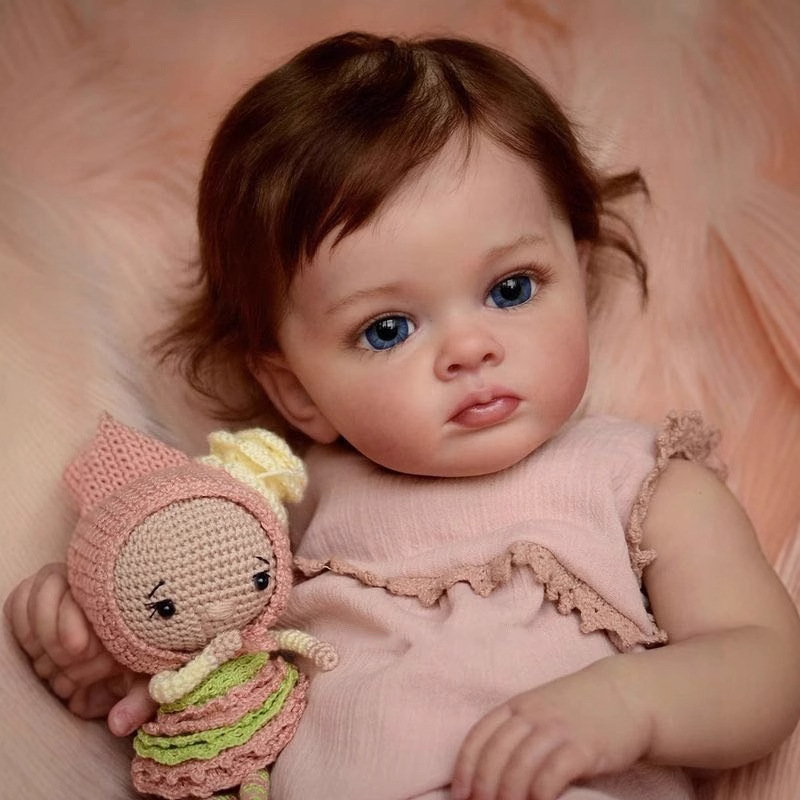 Reborn muñeca 3D simulación bebé Reborn muñeca transfronteriza Temu independiente estación de suministro femenino bebé niños regalo