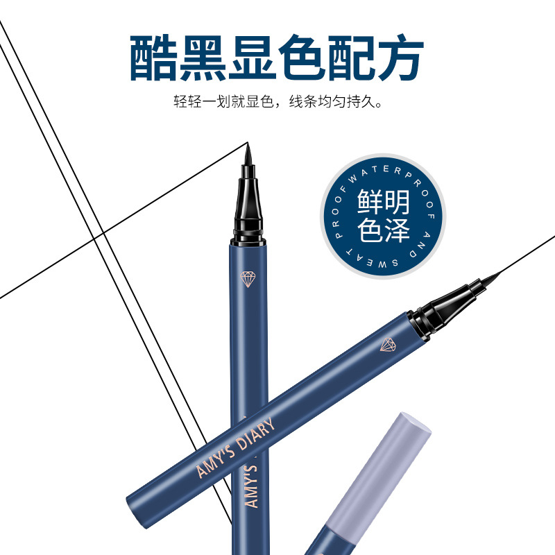 Emmy's Diary Eyeliner Fine Tip Lasts and Does Not Smudge for Beginners Factory Goods are in constant supply