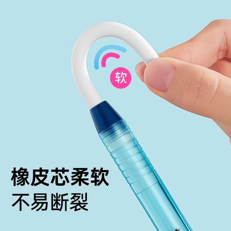 Alemania Fabregas Pulsar bolígrafo de goma de color transparente bolígrafo de diseño portátil borradora de estudiantes