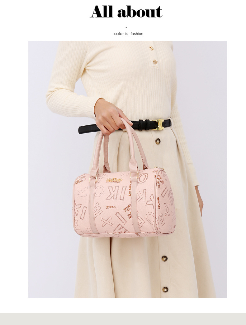 Cross-border foreign trade large-capacity new European and American retro mother-and-child bag multi-piece set women's bag, single-shoulder crossbody handbag undefined