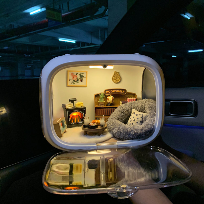 Lookup Small House Scene Blind Box Display Box Space Capsule Figure Ob11 Dollhouse Scenery Materials Packaging Decoration DIY Lookup Small House Scene Blind Box Display Box Space Capsule Figure Ob11 Dollhouse Scenery Materials Packaging Decoration DIY