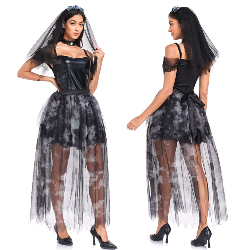 万圣节cos服鬼新娘服装 连衣裙吸血鬼服装COS服 万圣节服装演出服