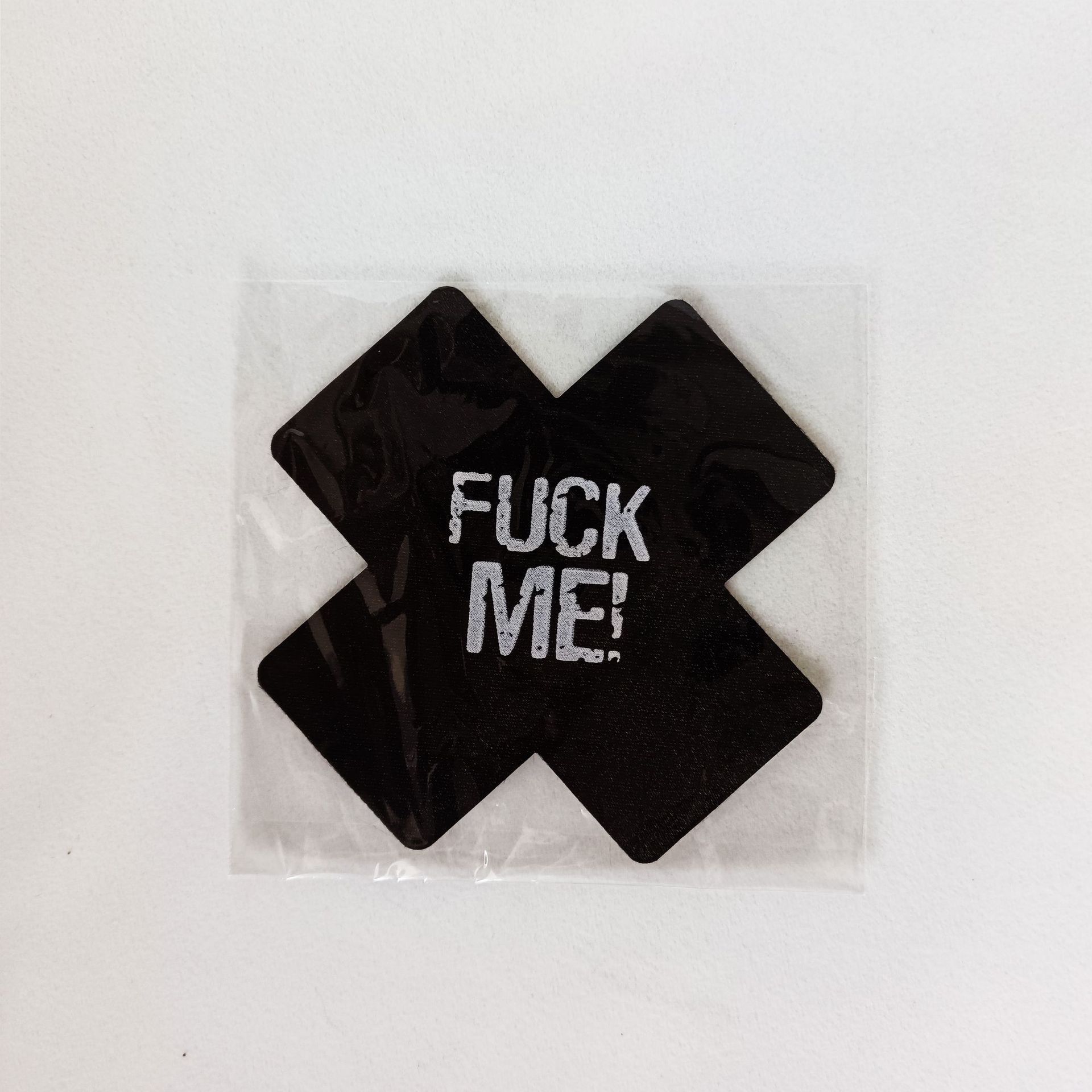 블랙 크로스 프린트 FM(간단한 장식)