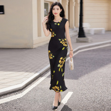 高奢风女职业装供应链黑色法式背心连衣裙女夏季时尚欧韩西服跨境