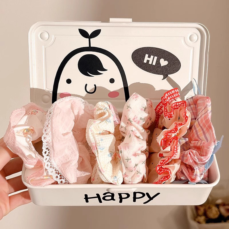 韩系儿童蝴蝶结大肠发圈女童可爱头花扎丸子头皮筋高弹力发绳发饰|undefined
