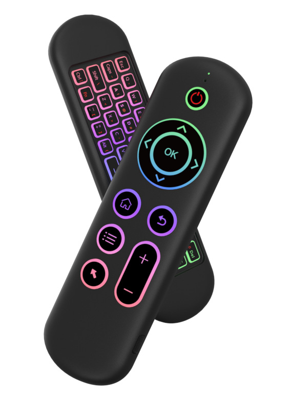 Ratón de Venta Caliente Transfronterizo, Nuevo Modelo, Bluetooth 2.4G, Control Remoto de Modo Dual, Aprendizaje Infrarrojo, TV Box, Proyector