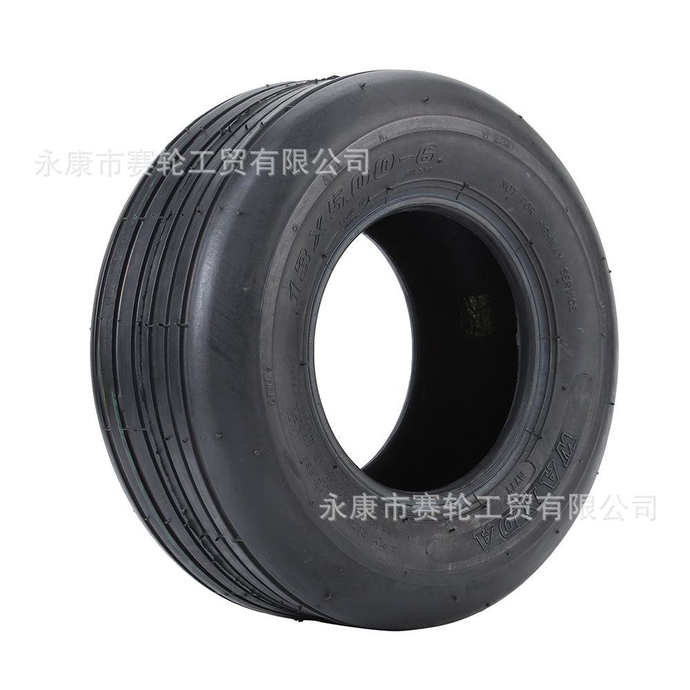 哈雷电动车13x5.00-6真空胎通用DIY卡丁车沙滩车13寸直纹防滑耐磨
