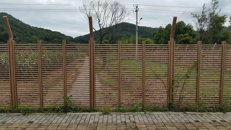模造竹フェンスステンレス鋼屋外野菜畑庭フェンス新しい田舎公園模擬竹フェンス中庭竹フェンス|undefined
