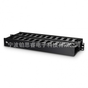 19inch Cabinet DoUble-sided Cable Management Rack/1U DoUble-sided Plastic Cable Management Rack/12 Gear DoUble-sided Cable Management