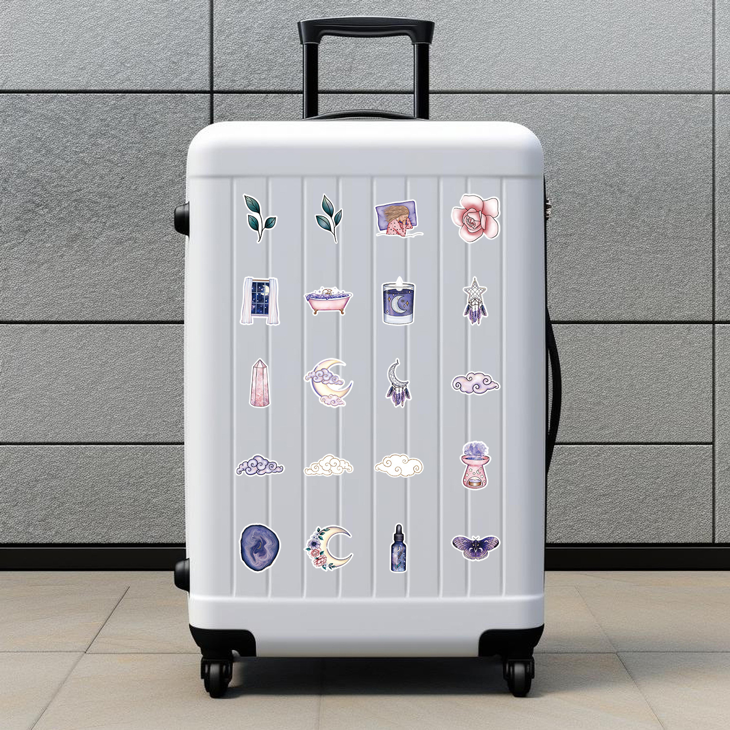 50 piezas de pegatinas de graffiti mágico para teléfono móvil taza de agua computadora pegatinas decorativas pegatinas impermeables de dibujos animados para niños al por mayor