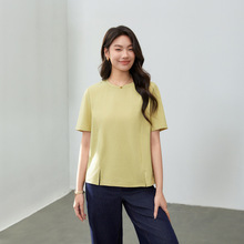 【原纱防晒速干T】欧若风抗菌短袖T恤纤莉秀大码女装胖mm夏装新款