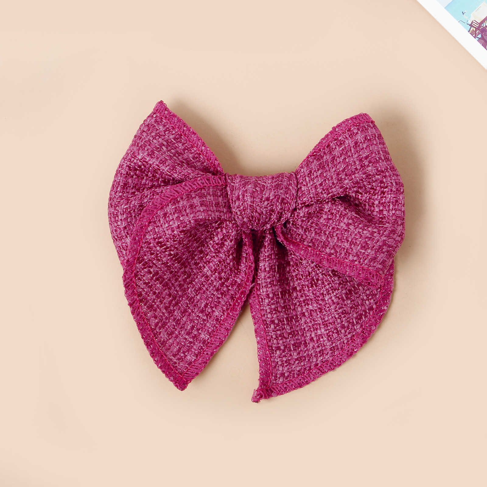 Girl'S IG Style Sweet Plaid Bow Knot Cloth Hair Clip display picture 10