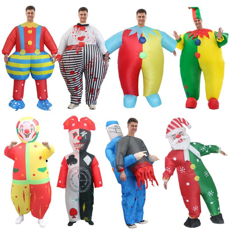 Cross-Border Amazon Halloween Carnival Cartoon Character Costumes Funny Props Clown Inflatable Costumes Performance Costumes Cross-Border Amazon Halloween Carnival Cartoon Character Costumes Funny Props Clown Inflatable Costumes Performance Costumes