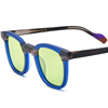 Matte square universal sunglasses suitable for men and women, retro glasses