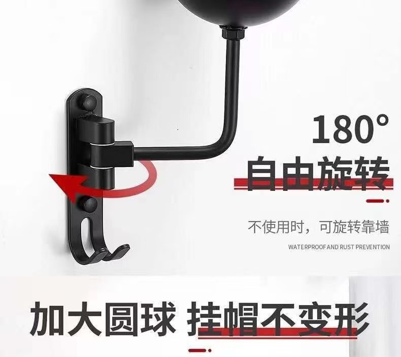 Motorcycle Helmet Rack, No-Drill Hat Storage Hanger, Hat Display Stand, Safety Helmet Hook, Wall Mount