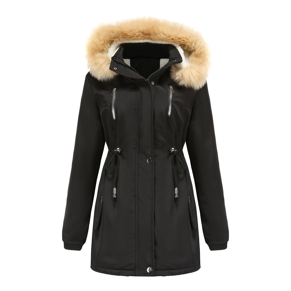 wholesale women s clothing Nihaostyles detachable hat fleece coat NSNXH67400