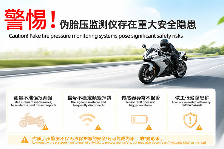 T02 Cross-Border Mini Portable Motorcycle Tire Pressure Monitor, High-Precision External Installation Tire Inspection Device Without Tire Removal