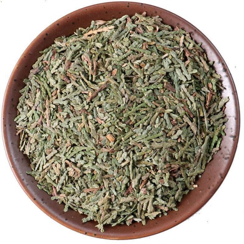Dried Cebai Ye Powder Platycladus Orientalis Leaf Powder for Hair Rinse and Foot Soak 1000g in use