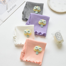 女童七分裤夏季薄款儿童打底裤洋气外穿大童春夏新款宝宝防蚊裤子