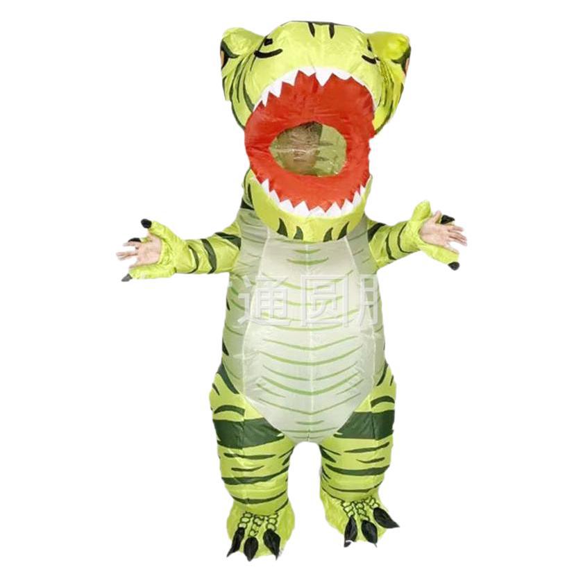 Transfronterizos Halloween Tiranosaurus Evento Show Fiesta Extraña Muñecas divertidas Montajes Dinosaurios Disfraces Inflables Cos