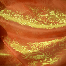 【现货】秋纱月影爆闪幻色暗纹纱织花纱汉服上襦裙布面料玉猫家