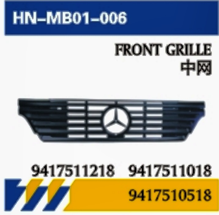 Para camiones Mercedes-Benz MP1 accesorios de reparación de cubierta de puerta / visor solar / red media / ángulo / panel de piezas de automóviles