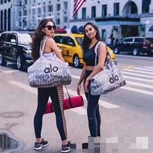 帆布包包女高级感瑜伽运动健身包大容量托特包小众通勤单肩手提包